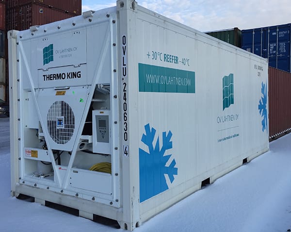 vuokrattava kylmäkontti